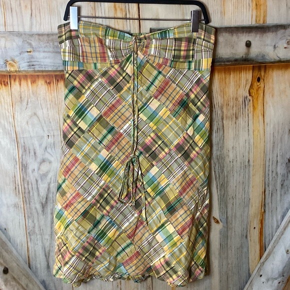 LOFT Dresses & Skirts - Loft Vintage Y2K Plaid Cotton Sundress